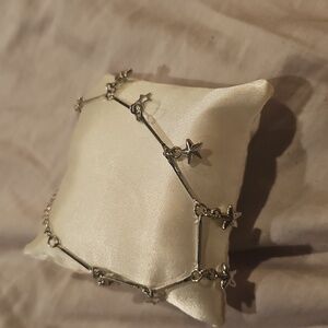 Elegant Silver Star Bracelet